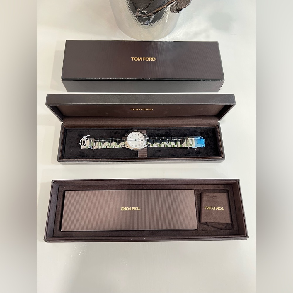 Tom Ford Stainless Steel No. 002 Watch 38mm View 4